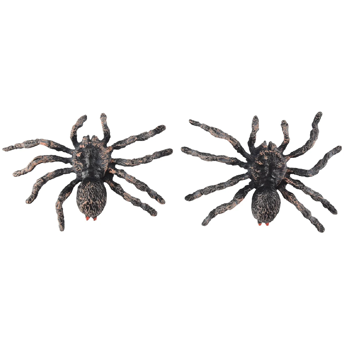 

2Pcs 9.5cm Large Fake Realistic Spider Insect Model Toy Fun Halloween Scary Prop