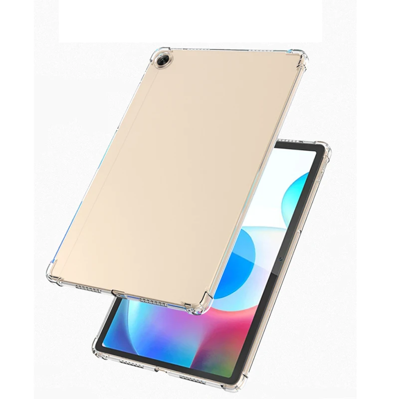 

Shockproof Case For Realme Pad 10.4 inch Silicone Soft Transparent Tablet Case Cover For OPPO Realme Pad 10.4"