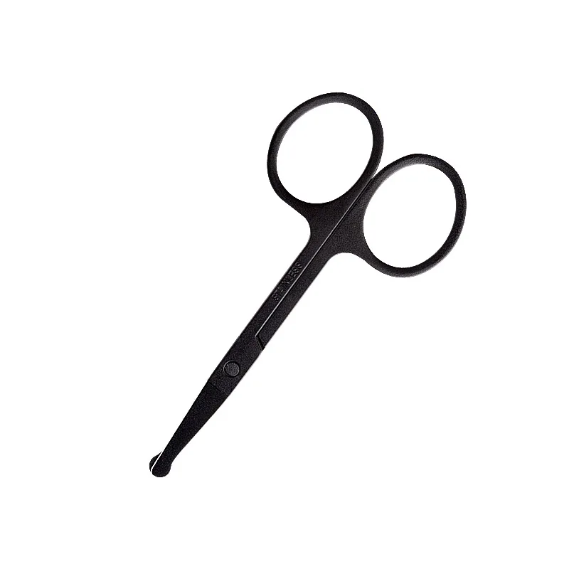 Nose Hair Scissors Eyebrow Trimmer Cutter Straight Round Tip For Nail Beard Manicure Makeup Stainless Steel Tools nose hair scissors,facial hair scissors,manicure scissors,eyebrow scissors,stainless steel scissors,hair scissors