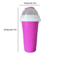 ML – tasse à neige fondante surgelée avec couvercle, pour Smoothies faits maison, jus de crème glacée, tasse à presser d'été, outil de cuisine 6