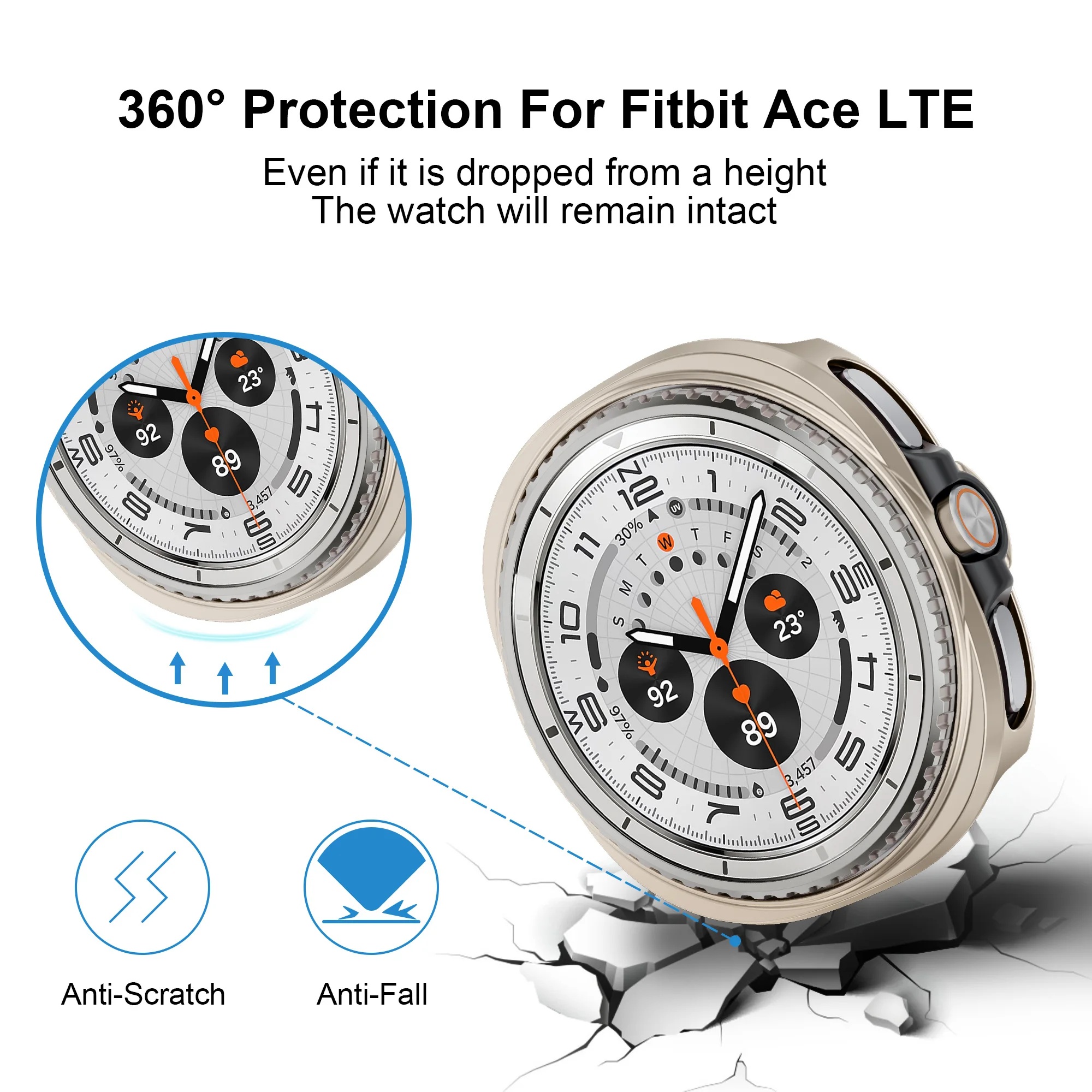 Enhanced Protective Cover Case with Screen Protector and Hollow Bumper Shell