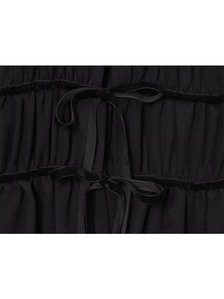 2026 New Woman Bow Lace Up Shirts Casual Long Sleeve Ruffled Stand Collar Fit Shirt Female Solid Color Fashion Blouse Tops