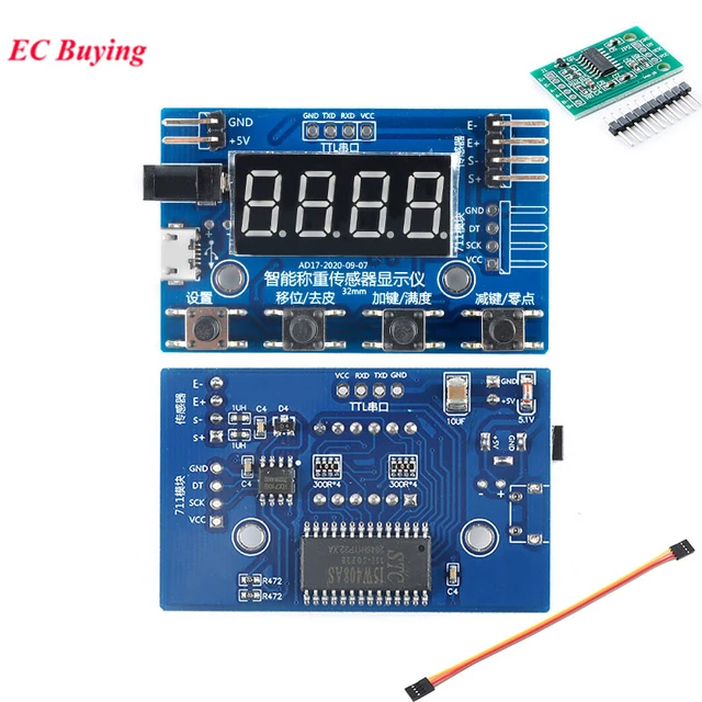 Hx711 Weight Weighing Load Cell Conversion Module Sensors Ad Module for  Arduino Microcontroller - AliExpress