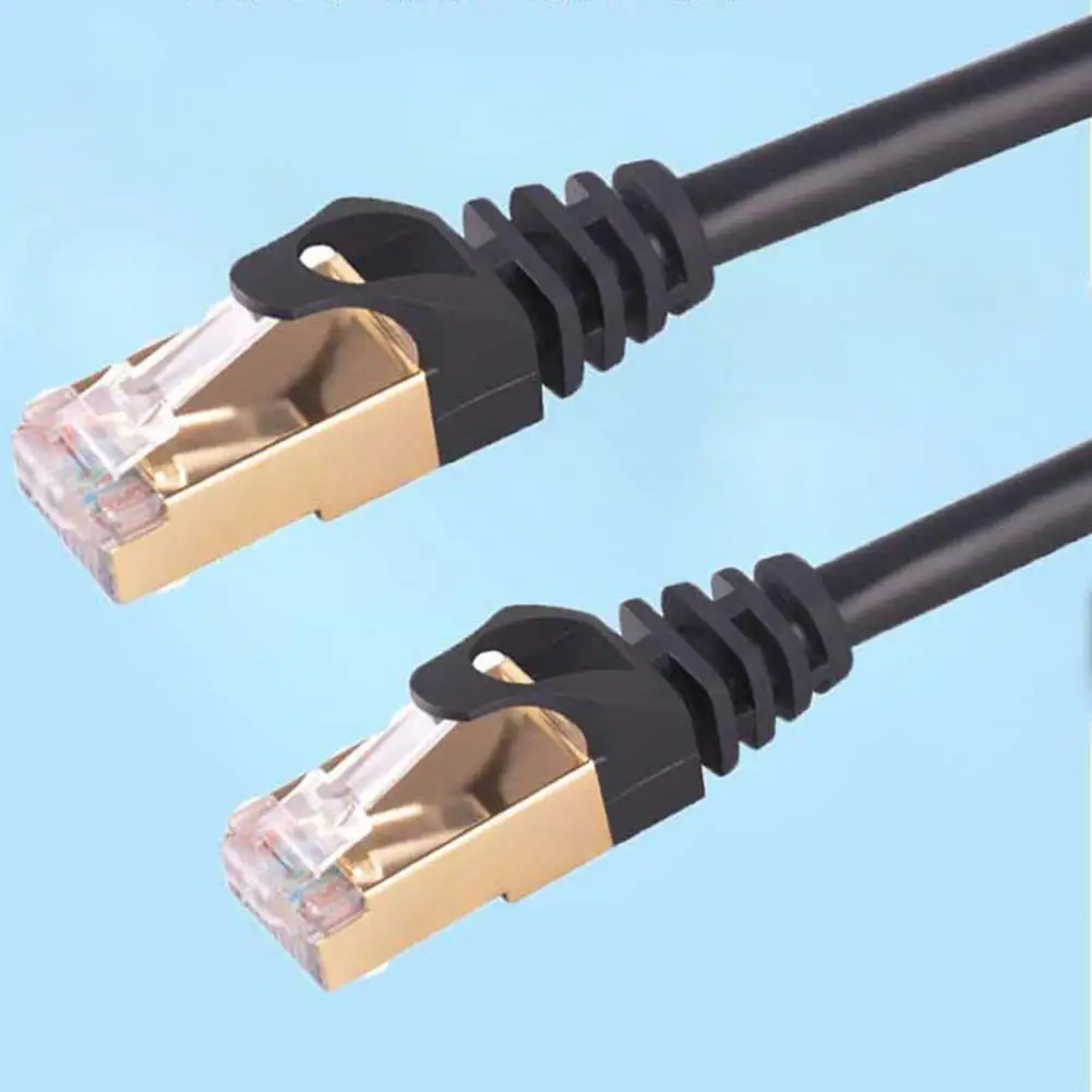

Ethernet Cable Convenient Lan Ethernet Cable Lightweight RJ45 Cat8 Lan Ultra Slim Cable Office Use