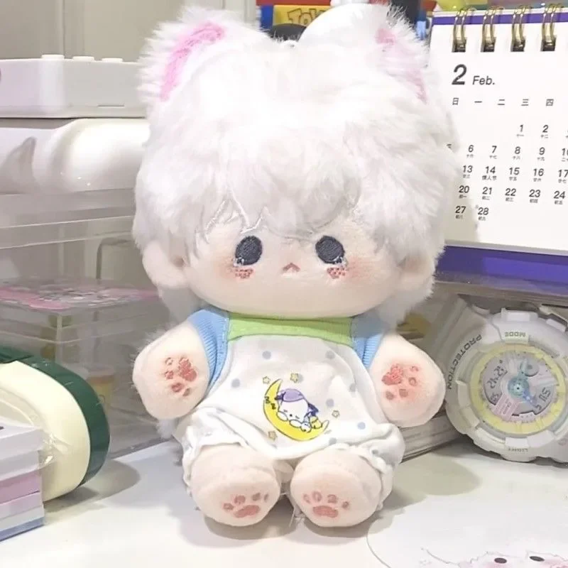 

Кукла из хлопка, 10 см, милая, супер милая кукла, без косточек, с кроличьими волосами