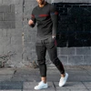 Autumn Casual Fashion 3D Print Men's Sportswear Set Long-Sleeved T Shirt Pants 2-Piece Set Oversized Pullover Men Clothing 6