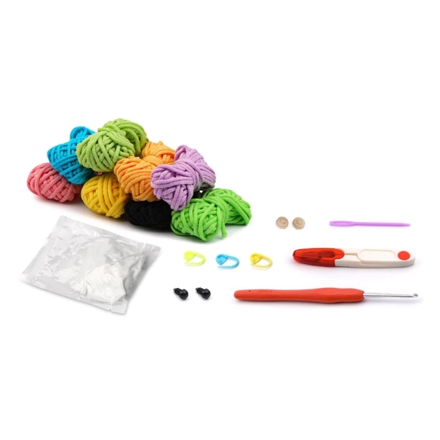 Crochet Animal Kits to Animal Beginner Crochet Kits for Adult Kid Knitting  Kits R7UB - AliExpress