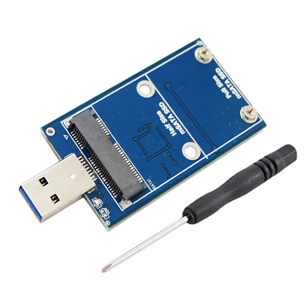 MSATA to USB 5Gbps USB to mSATA SSD Enclosure Mini PCI-E mSATA