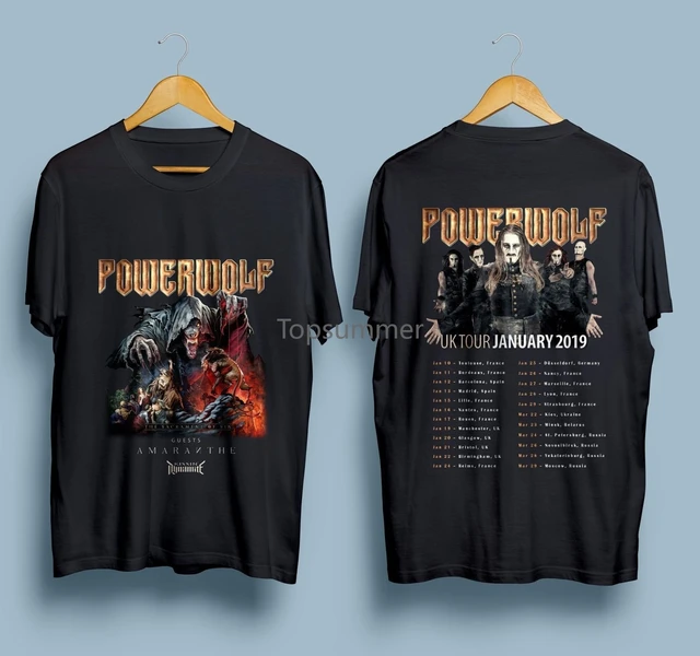 Camiseta de Plainmen Night Of The Werewolves, camiseta divertida de  Powerwolf, camiseta informal de cuello redondo, novedad - AliExpress