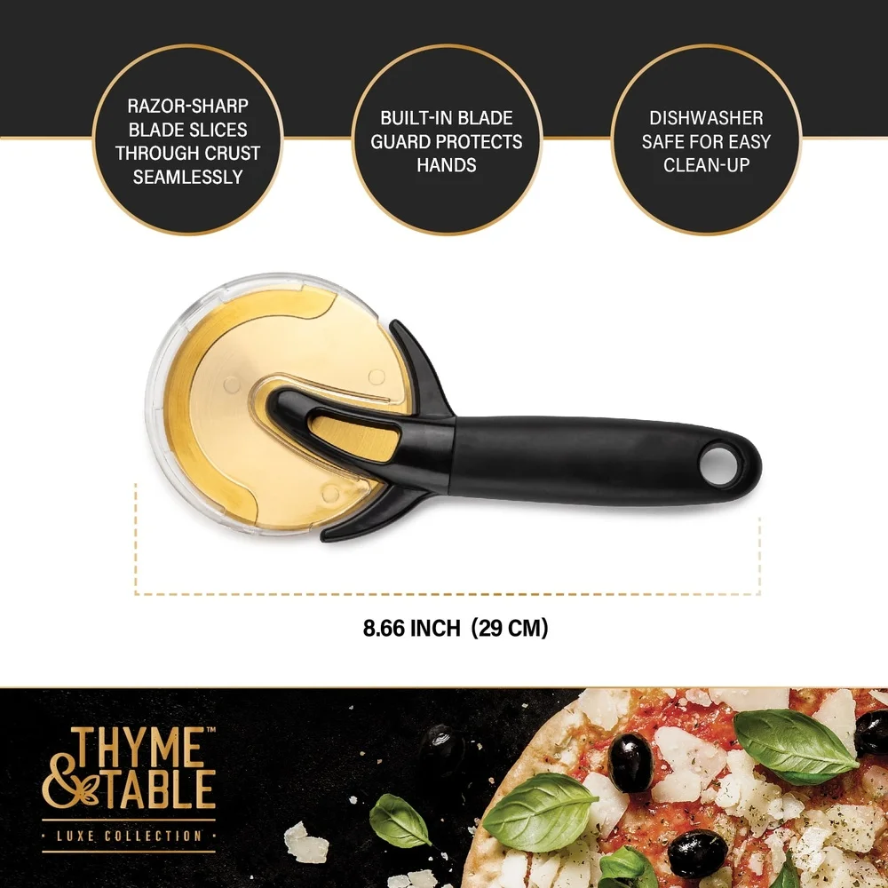 Stainless Steel Pizza Cutter Wheel 4