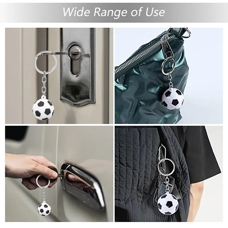 5/10/20pcs Soccer Party Kids Favors Keychain Ornament Boy Girl Sport Theme Birthday Party Supplies Pinata Filler Gifts for Guest