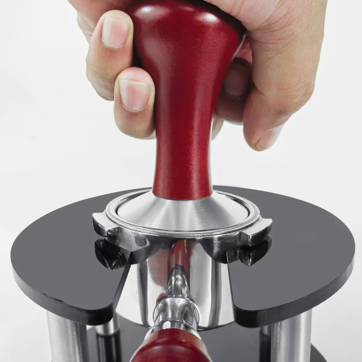 51/53/58mm Espresso Tamper Pulver Maschine Aluminium Kaffee Tampers Für 51mm 53mm 58mm Siebträger – Detail 9