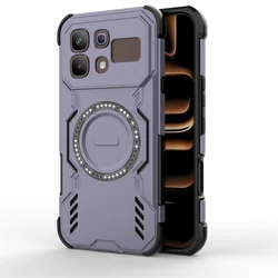 Lens Protection Heat Dissipation Case with Magnetic Wireless Charging Feature for Infinix Note 60 (Purple)