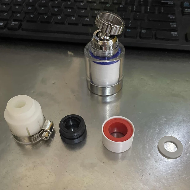 2-40PCS ไส้กรองน้ำก๊อกน้ำลบคลอรีนโลหะหนักกรองฝักบัวกรองอาบน้ำเครื่องกรองน้ำทำให้น้ำแข็งข้นอ่อนนุ่ม 6