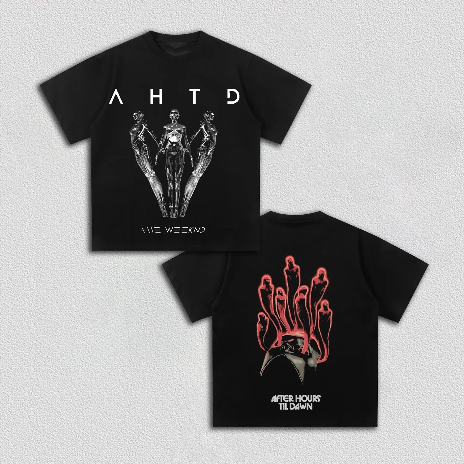 T-shirt Singer The Weeknd After Hours til Dawn Stadium Tour Merch 2026 in cotone unisex da uomo e da donna, stile Y2K vintage per i fan - immagine 2