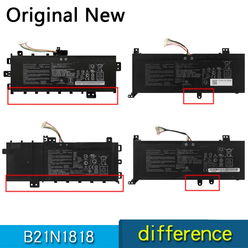 

Original B21N1818 C21N1818 Laptop Battery For ASUS VivoBook 14 X412 X409 F409 A409UA A509MA/UA/BA 15 M509DA X509 X512 X545 F509