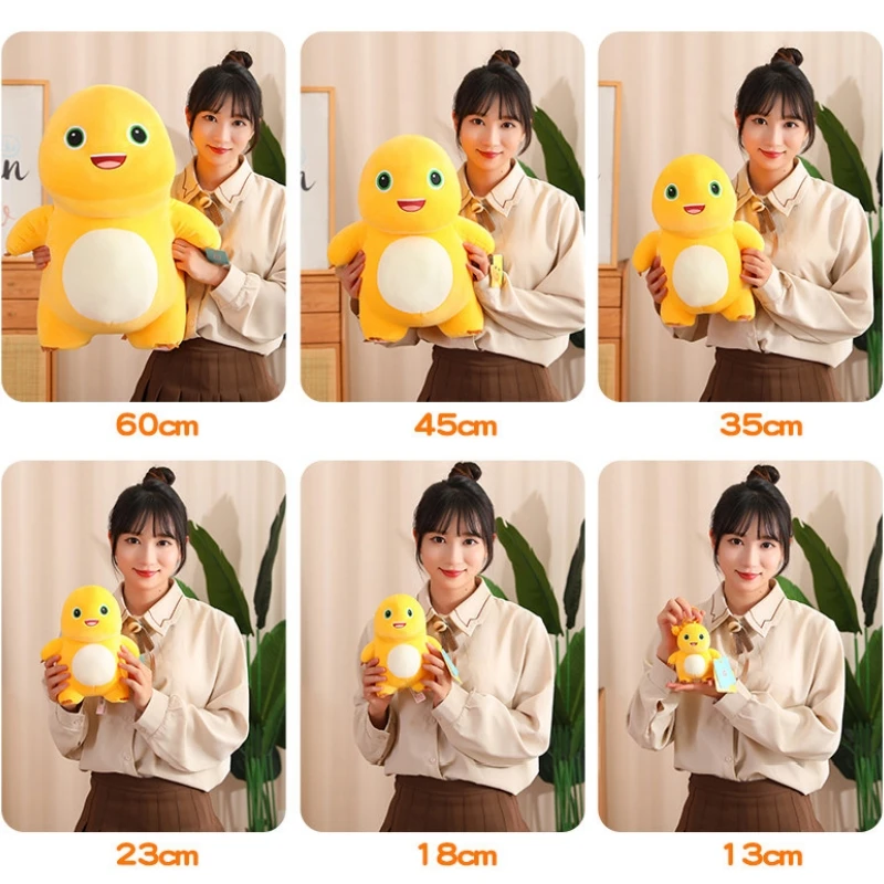 Nailongミルクドラゴンぬいぐるみ、かわいい漫画の動物、笑顔