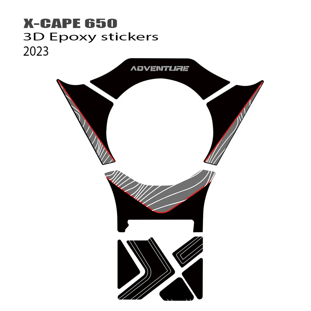 

Аксессуары для мотоциклов X-CAPE 650, 3D наклейка из эпоксидной смолы, наклейка X-CAPE 650, 2022, 2023, аксессуары для мотоциклов Morini X Cape 650, 2022