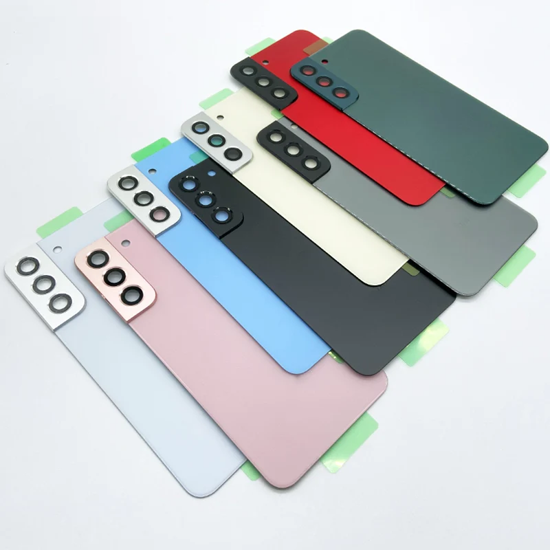 Phone Battery Cover For Samsung Galaxy S22+ S22 Plus S22Plus Back Case Glass Rear Door Housing Replacement Case With Camera Lens phone back cover glass phone back cover glass battery cover samsung phone case