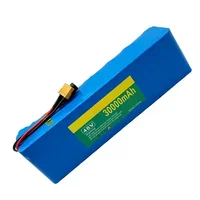 Nouveau 13S3P 48v 30Ah batterie Lithium-Ion 48v 30000mah 1000w pour 54.6v batterie électrique puissante avec BMS 2