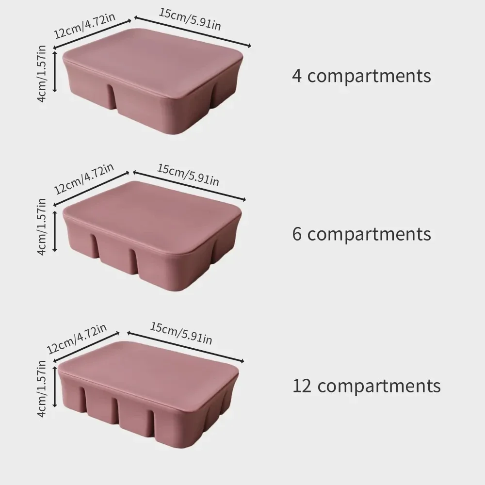 Ice Molds 12 Grid Ice Cube Mold Silicone Ice Cube Tray Square Tray Mould Easy Release Silicone Forms Bar Kitchen Accessories
