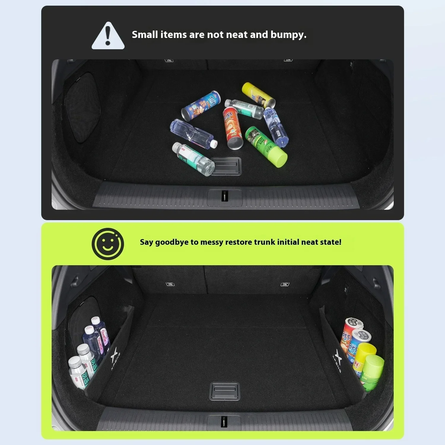 샤오펑 G6 엑스펭 G6 2023 2024 2025 업그레이드 트렁크 수납 칸막이 다기능 수납 박스 자동차 내부 액세서리