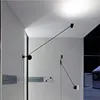 Minimalist Swing Arm Wall Lamp LED  adjustable long pole lamp for reading Living Room Bedroom Luminaria Art Decor dining light 5