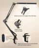 LED Desk Lamp With Clip, Desk Lamp With Eye Care, Office Light With Adjustable Brightness  3 Lighting Modes, 10 Brightness 6