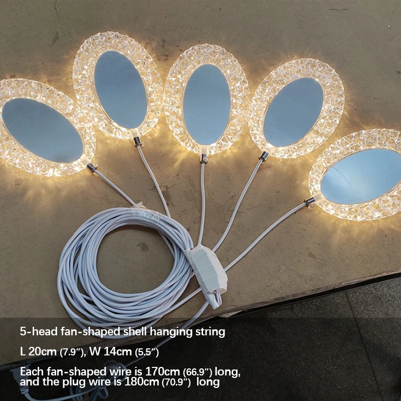 BERTH Modern Wedding Pendant Lamp Festival Lights Atmosphere LED Light For Party Stage Background Decorationnd