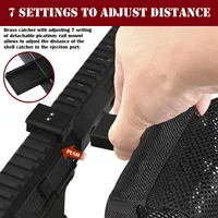 MAGORUI Brass Catcher Quick Mount Release Shell Catcher with Detachable Picatinny Heat Resistant Nylon Mesh for Rifle 2