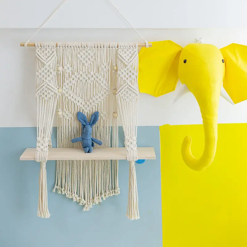 

Nordic Style Tassels Tapestry Wall Hangings Hand-woven Wall Decorations Homestay Living Room Bedroom Decoration