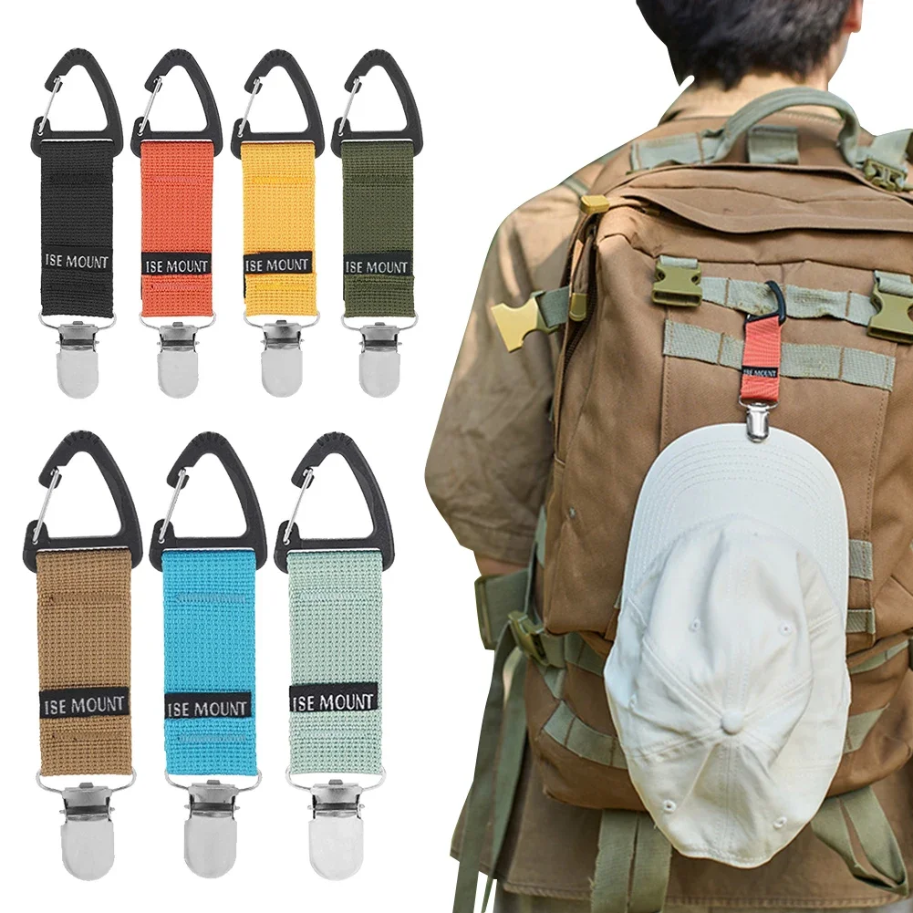 Backpack Clips Hat Keeper Clip Glove Clip Carabiner Outdoor Travel Camping Tool