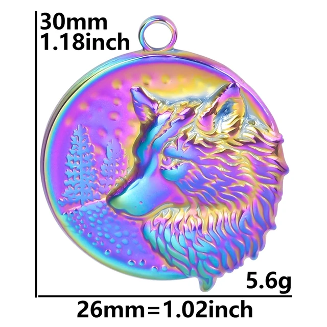 Stainless Steel Pendants Charm Unusual Set 5pcs 35