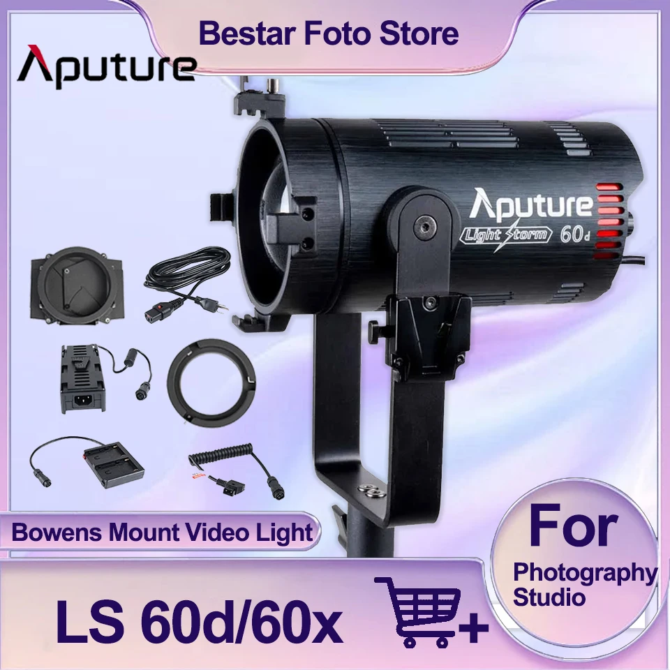 

Aputure LS 60x 2700-6500K Bi-color Video Light LS 60d 5600K Daylight Waterproof Outdoor Photography Lighting for Studio