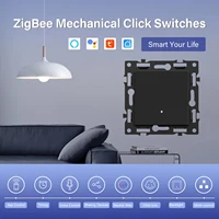 BSEED Zigbee Mechanical Light/Roller Blinds/Dimmer Tuya Smart Switches EU/FR Power Socket Modules Matte Plastic Frames DIY Parts - Image 5