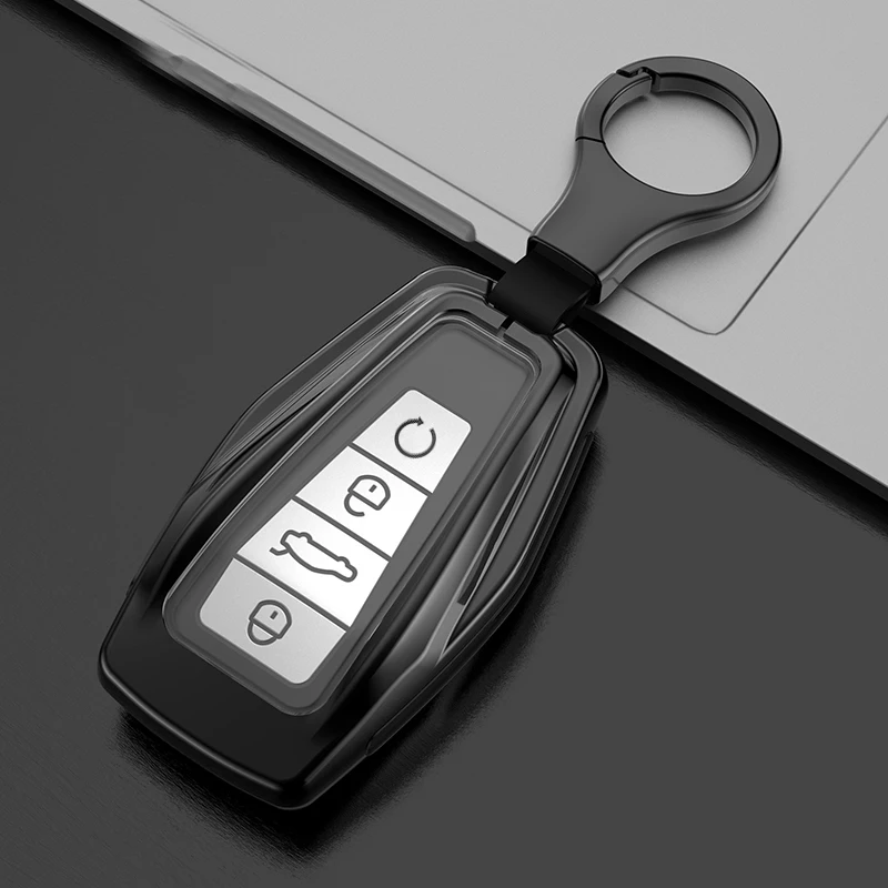 Nuova custodia per chiave a distanza per Auto in metallo TPU per Geely Emgrand X7 EX7 Coolray 2019-2020 custodia per accessori per Fob per lo Styling automatico - S7649f9ff32b84efc984090b806d54c6e5