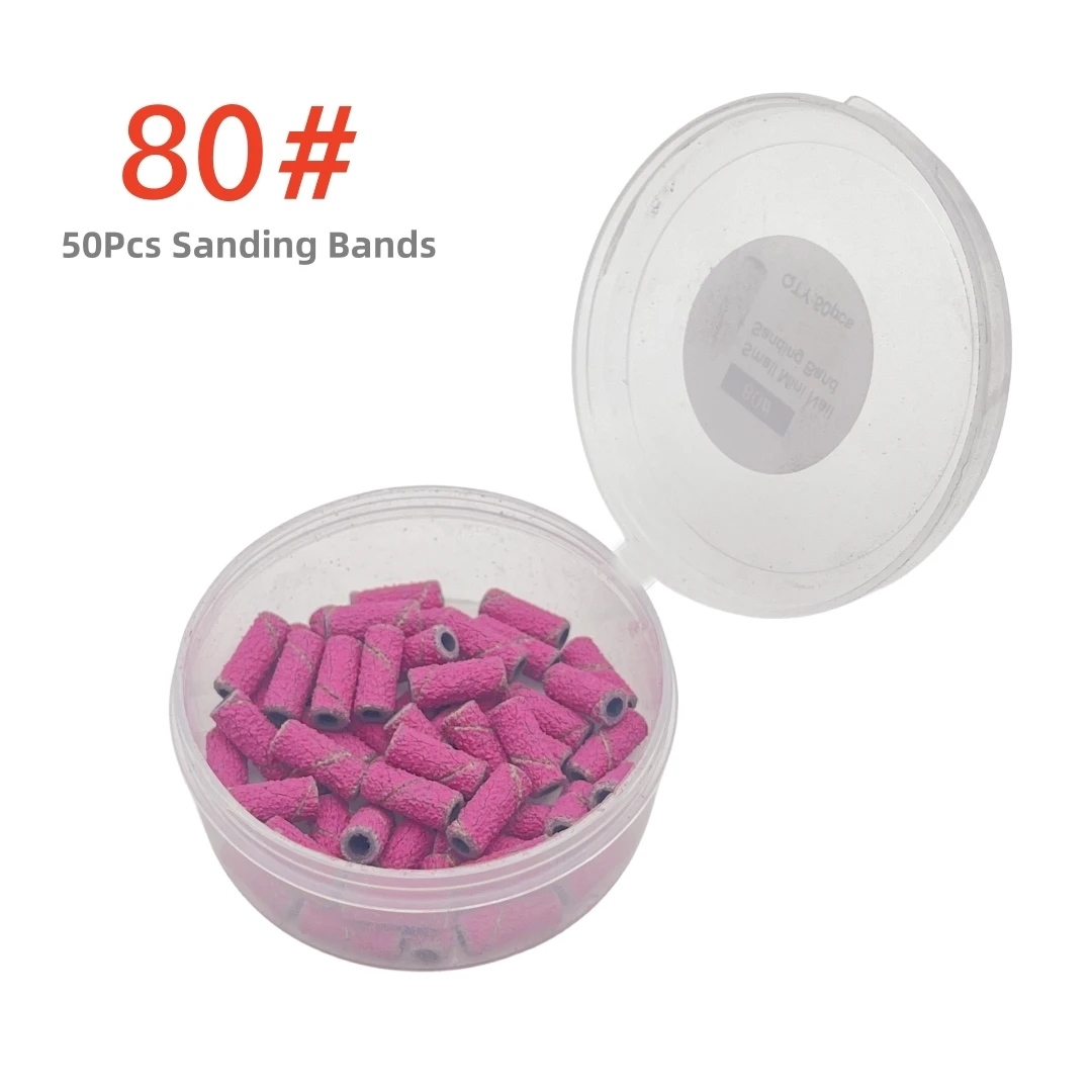 Compact Nail Polish Sand Ring Bearing Set for Nail Repair & Polishing