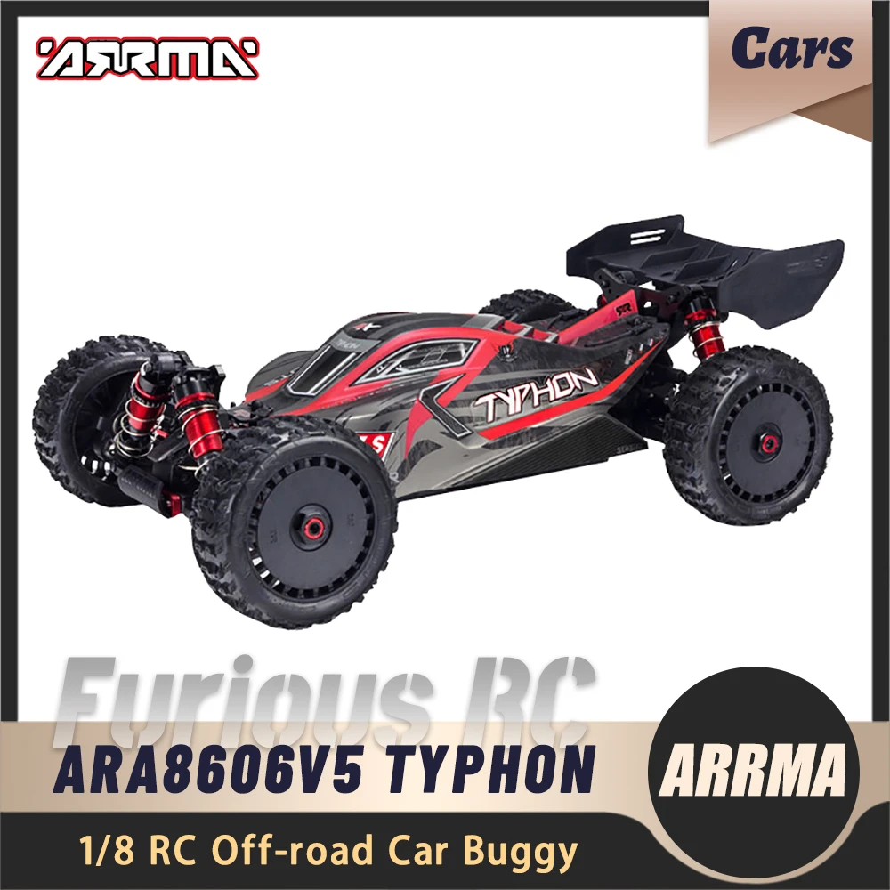 ARRMAARA8606V5TYPHON6SBrushless18RC4WDElectricRemoteControl