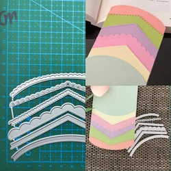 Wavy Border Oval Metal Stencil for Scrapbooking and DIY Card Crafting (DM - 578)