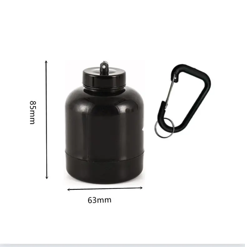 Portable Protein Powder Bottle With Whey Keychain Health Funnel Medicine  Box Small Water Cup Outdoor camping Container - AliExpress