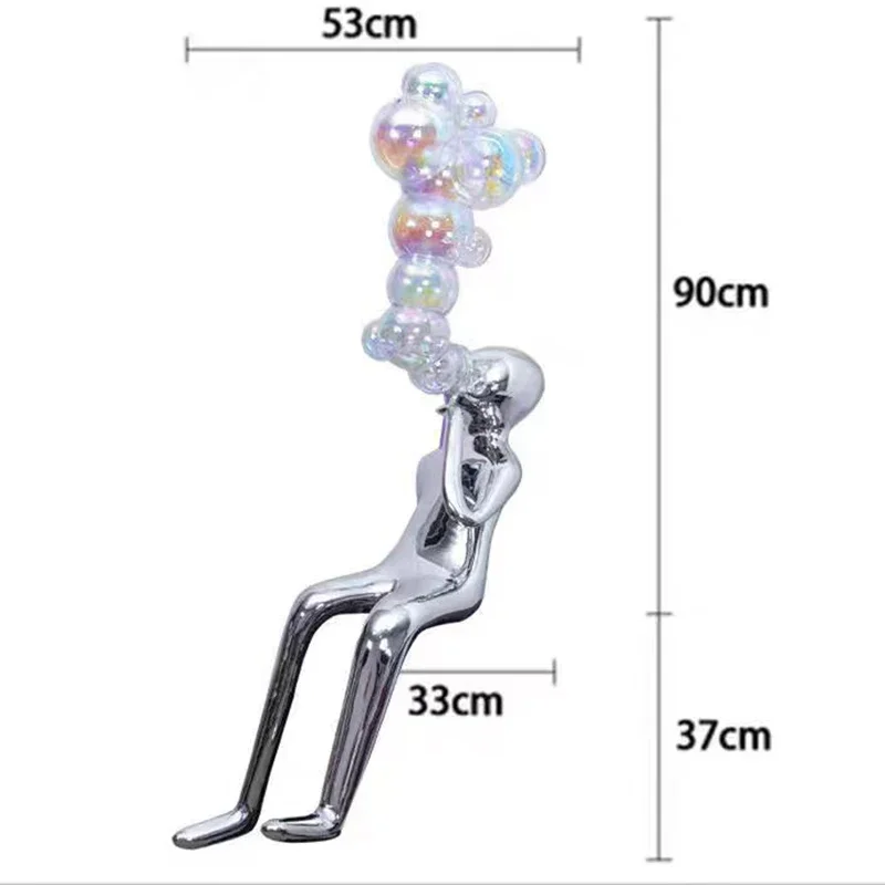 منحوتات حديثة لغرفة المعيشة ، جمالية إبداعية ، أشخ...