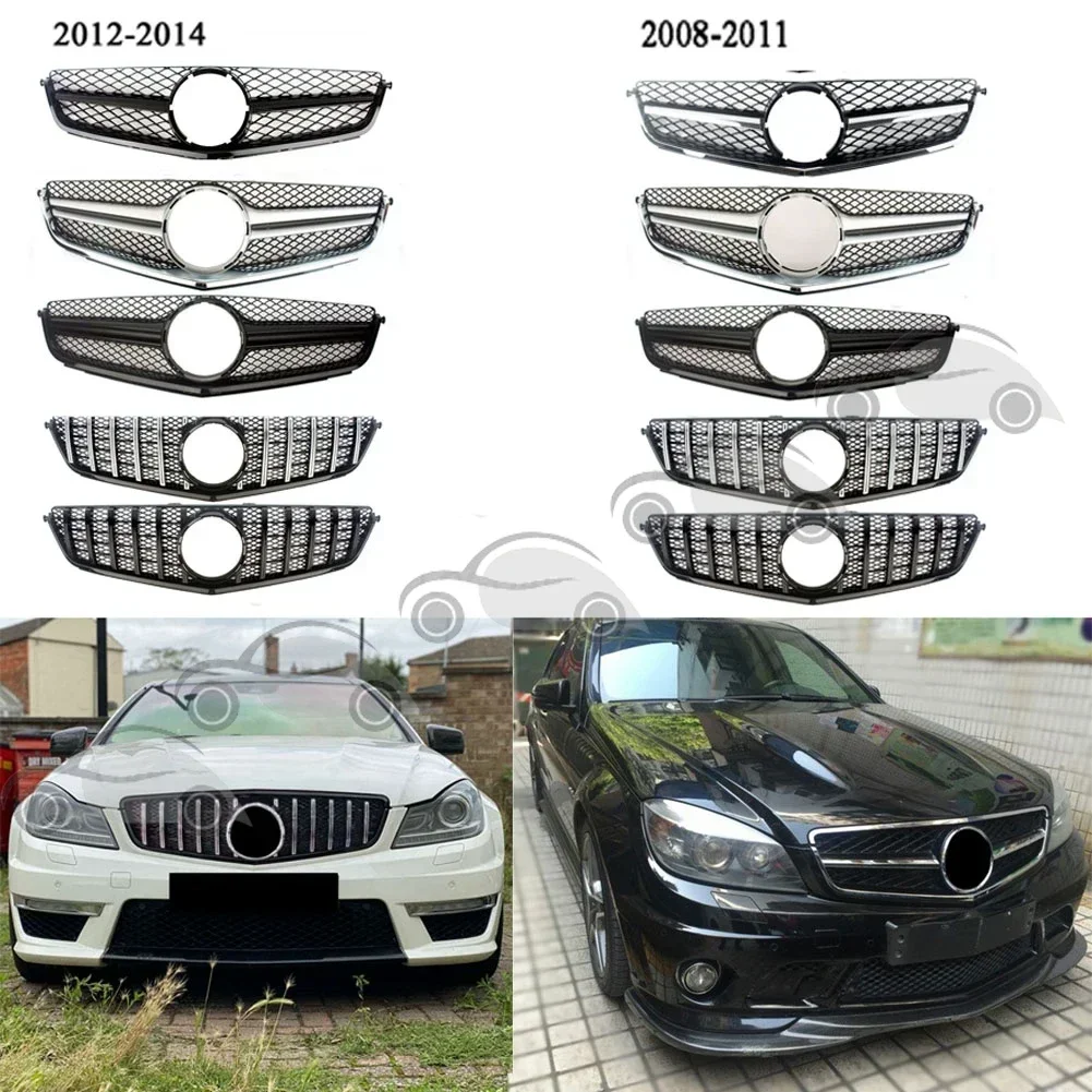 

Передняя гонка Facelift гриль Верхняя панель Крышка для Mercedes-Benz W204 C-Class C63 AMG 2008 2009 2010 2011 2012 2013 2014