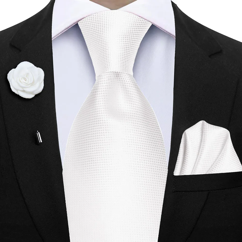Elegant Peacock Blue Plaid Men's Accessory Set - Tie & Pocket Square Collection