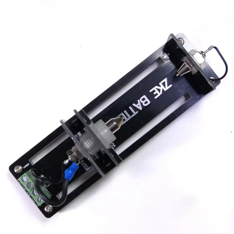 

Емкость держатель тестера 4 провода 5A-10A Клеммная проводка батарея тестовая подставка для 32650,18650,26650,32700 AA, AAA батарея держатель