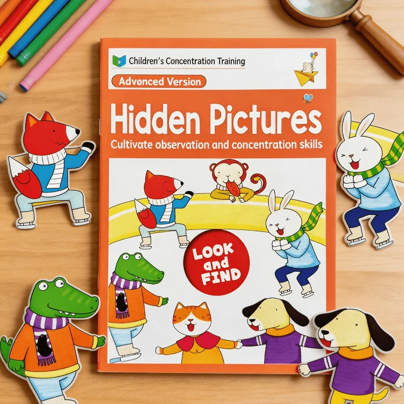 Interactive Children's Activity Book: Fun Hidden Item Search Game