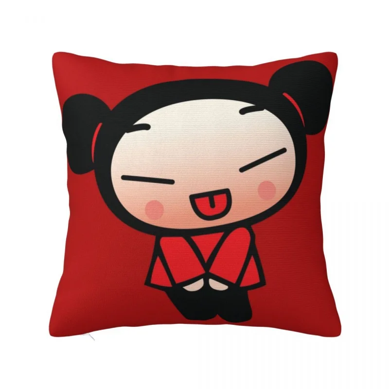 

Pucca Love Pillowcase Printing Polyester Cushion Cover Decor garu pretty cute korean cartoons anime Pillow Case Cover Car 40cm