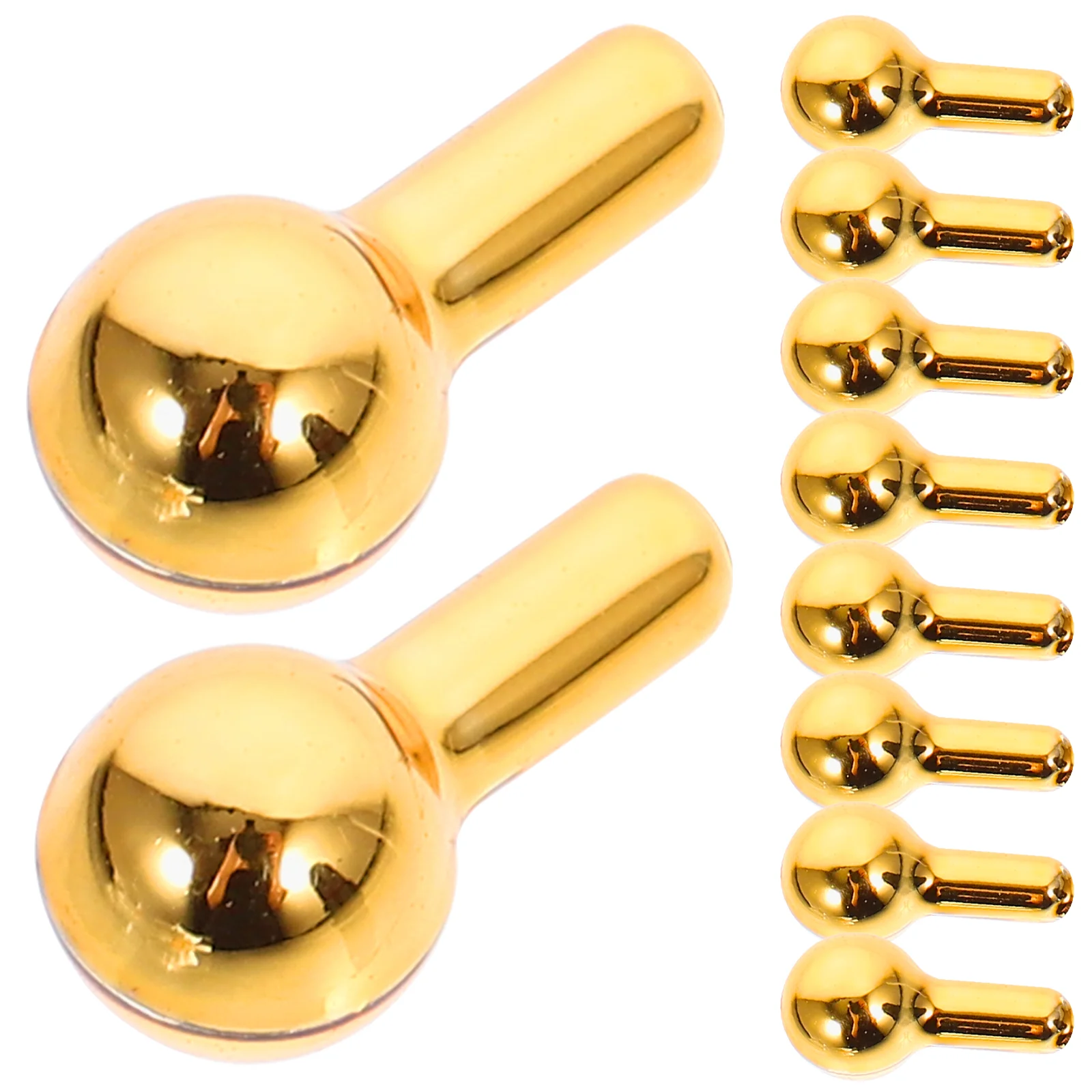 

10 Pcs Knob House Door Handle Micro Scene Houses Plastic Miniature Knobs Decor