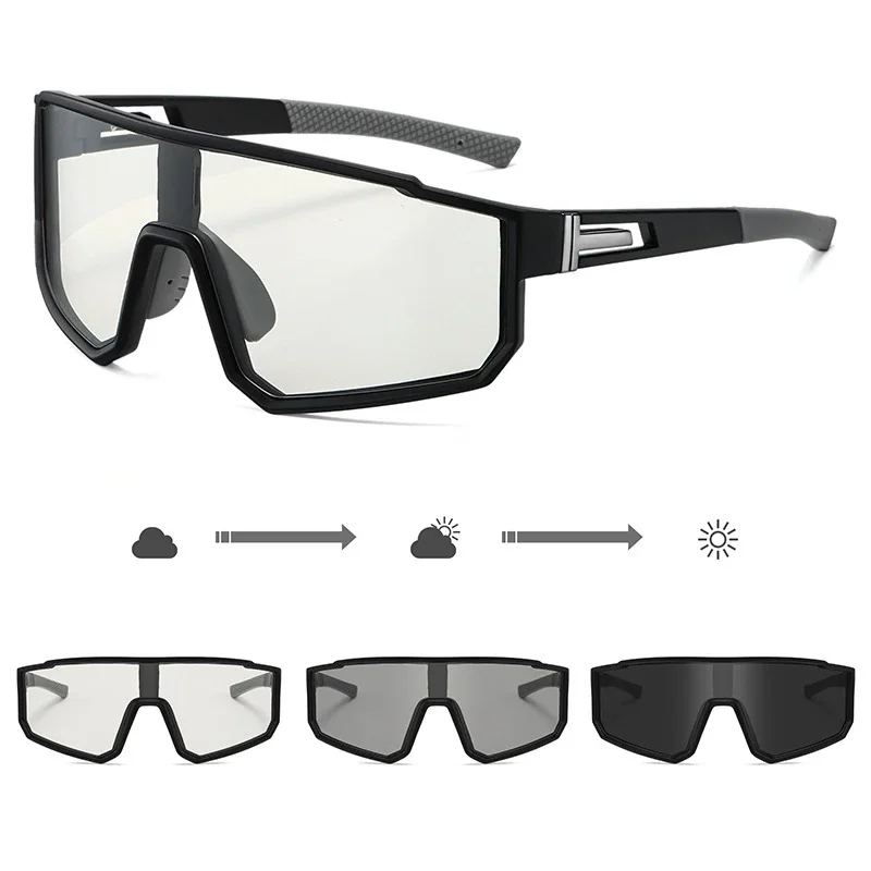 Photochromic Sports Sunglasses for Outdoor Activities - UV400 Protection