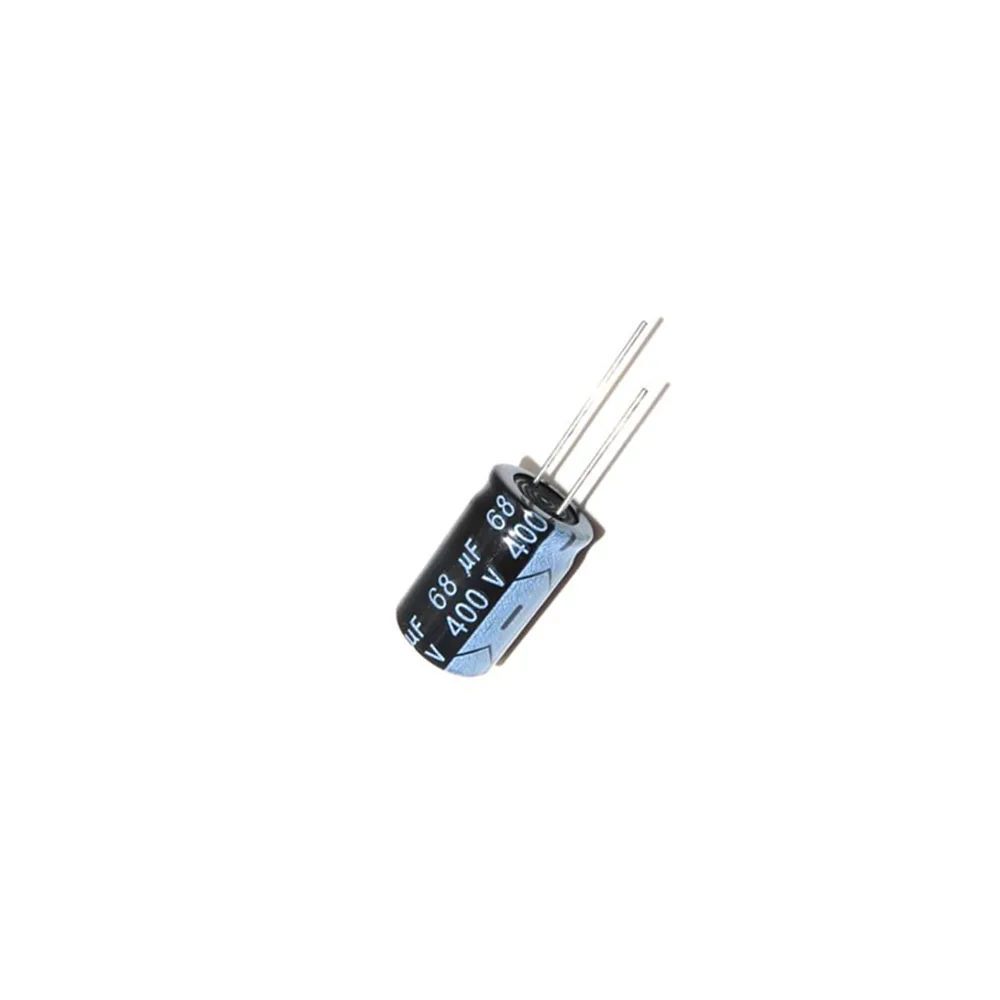 1PCS/Lot 400V68UF Size 16*25 mm 68UF 400V 68UF DIP Aluminum Electrolytic Capacitor New Good Quality