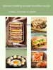 ZC Sandwich Breakfast Machine Household Stew-Pan Light Food Machine Multi-Function Four-in-One Pressure Toasted Bread Toaster 5
